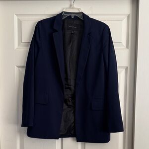 Banana Republic Factory Navy Blazer, Black Lining